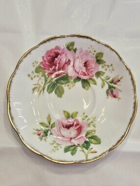 Saucer ONLY - "American Beauty" by Royal Albert.